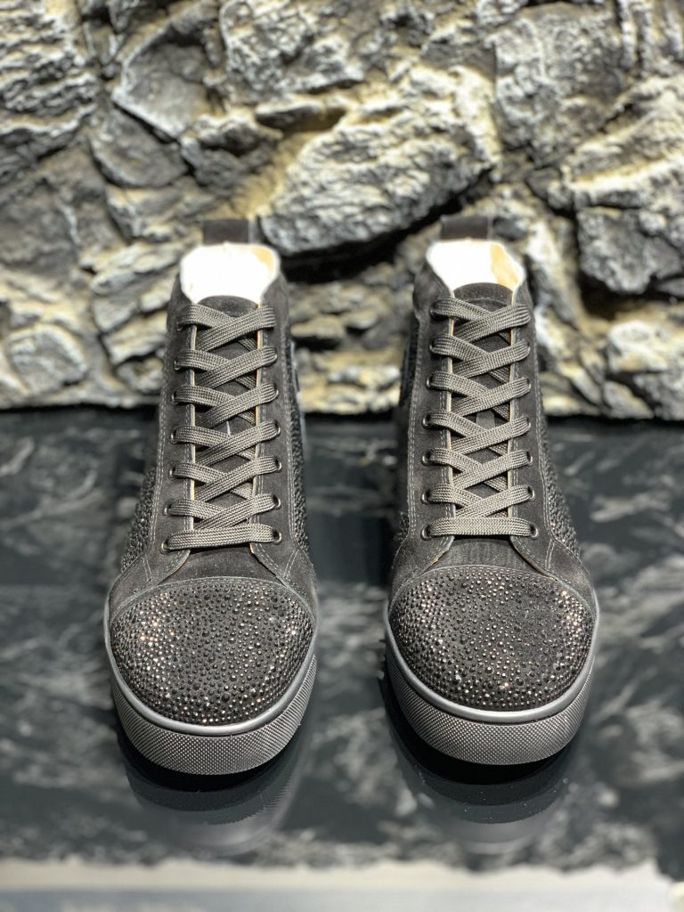 Gefälschte Christian Louboutin Schuhe Rotes Rindsleder Super Klon Replik 12