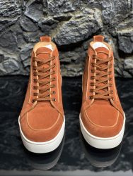 Faux Christian Louboutin Shoes Red Cowhide Super Clone Replica 9