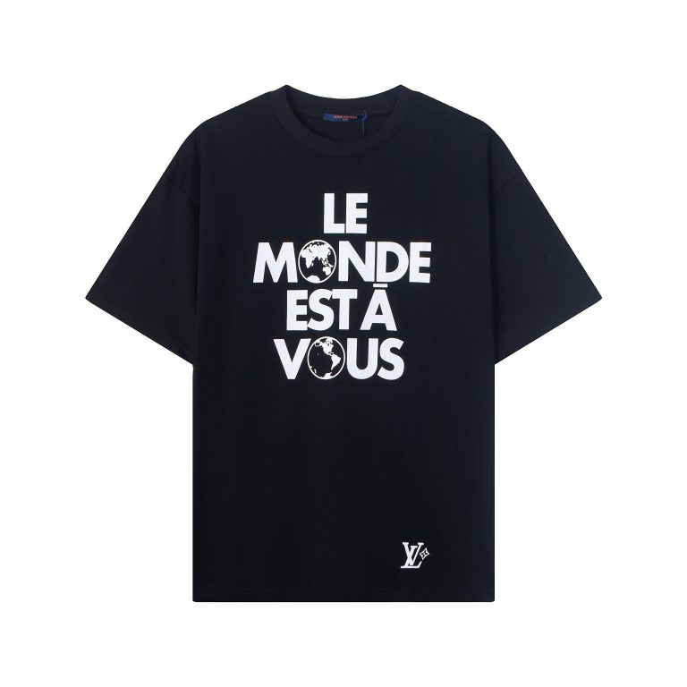 Fake Lv Clothes Black First Copy Replica Designer