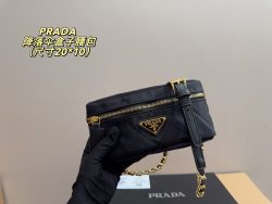 Fake Prada Bag Black Retro Replica Designer