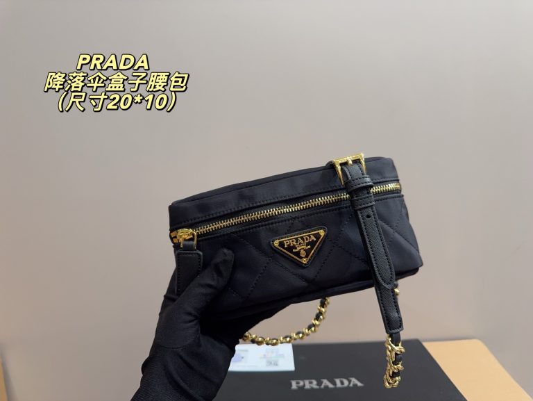Fake Prada Bag Black Retro Replica Designer