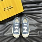 Fendi Shoes Canvas Lace-Up First Copy Buy Replica Shoes