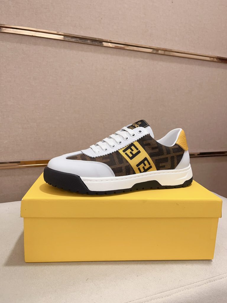 Fendi Shoes Cowhide 1:1 Replica Designer Shoes Cheap