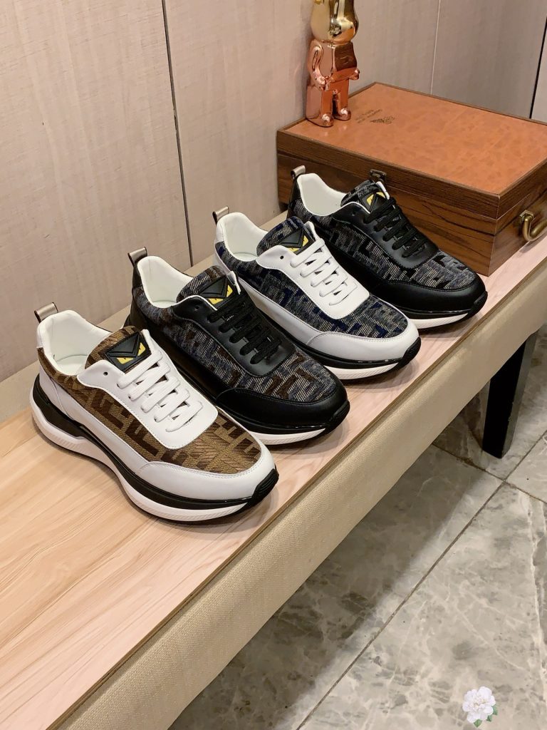 Fendi Shoes Cowhide Casual 1:1 Best Replica Shoes