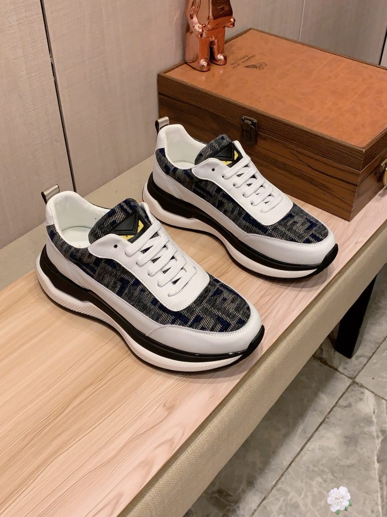 Fendi Shoes Cowhide Casual Aaa Fake Designer Shoes Cheap
