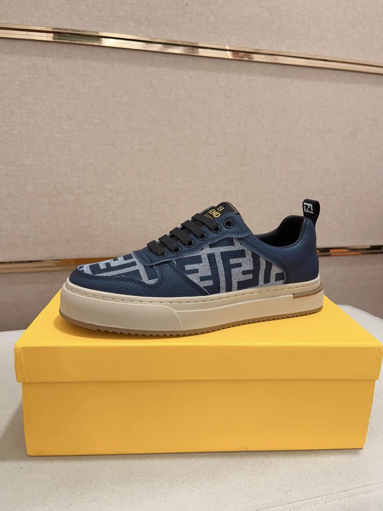 Fendi zapatos de cuero de vaca Casual Aaa zapatos falsos en línea