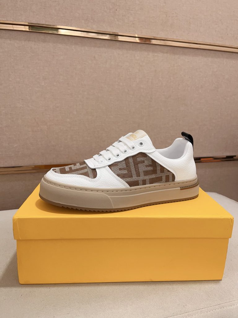 Fendi Zapatos De Piel De Vaca Casual Falsos Zapatos De Diseño Baratos