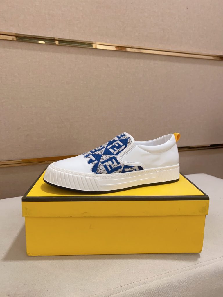 Fendi Schuhe Rindsleder Casual Erste Kopie Beste gefälschte Schuhe