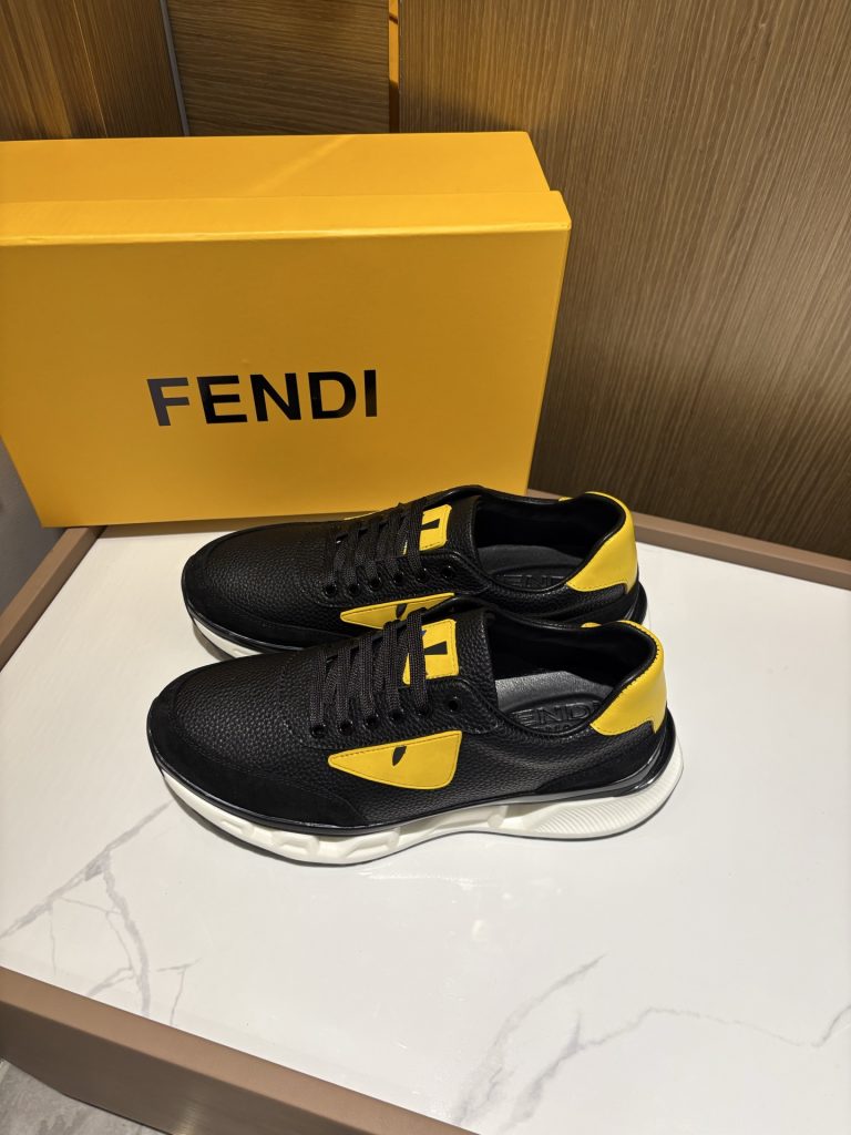 Fendi Schuhe Rindsleder Casual Look Alike Fake Valentino Schuhe