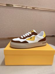 Fendi Schuhe Rindsleder Casual Luxus Replik Schuhe