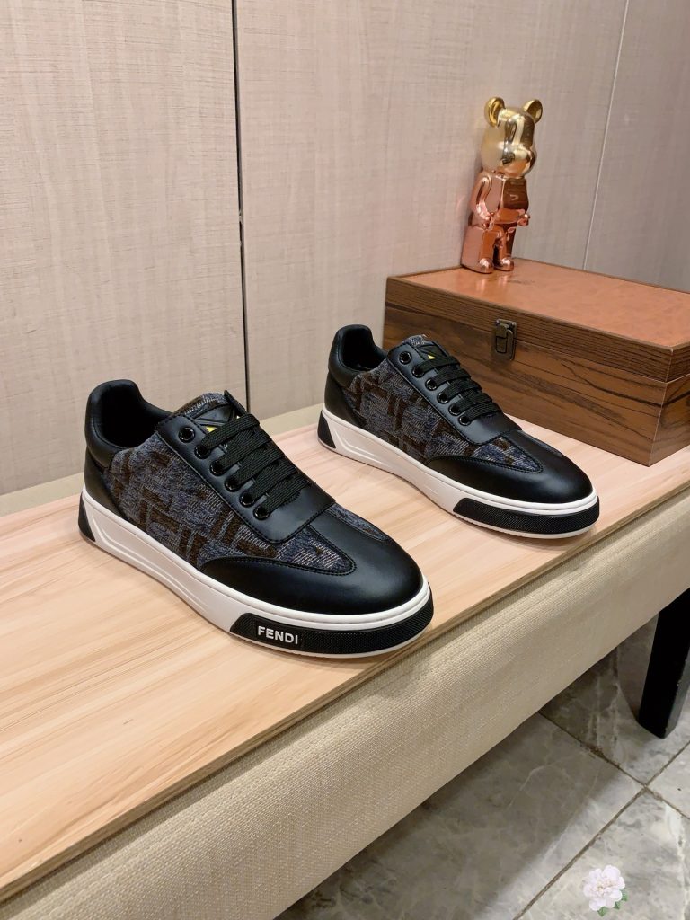 Fendi Shoes Cowhide Casual Super Clone Best Fake Shoe Websites