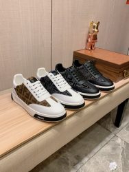 Fendi Schuhe Rindsleder Casual Super Klon Fake roten Boden Schuhe