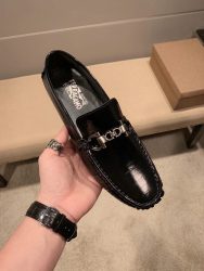 Ferragamo Shoes Cowhide Casual Luxury Replica Shoes