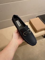 Ferragamo Shoes Cowhide Casual Super Clone Replica Shoes Online