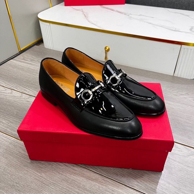 Ferragamo Shoes Leather Casual 1:1 Best Replica Shoes Website
