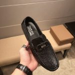 Ferragamo Shoes Leather Elegant Look Alike Replica Shoes Online
