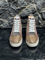 Première copie Christian Louboutin Shoes Red Cowhide 1:1 Replica 9