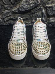 Erste Kopie Christian Louboutin Schuhe rot Rindsleder Designer Replik 9