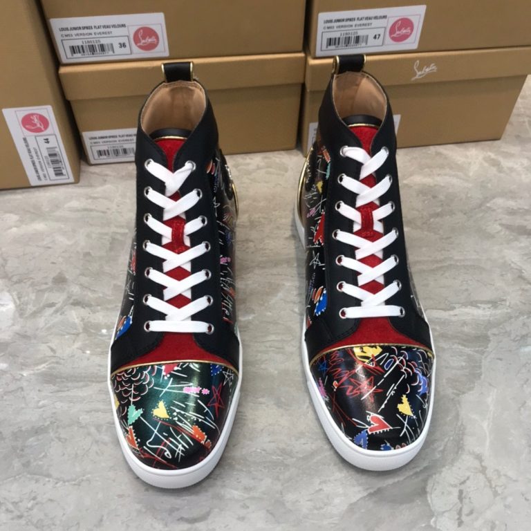 Première copie Christian Louboutin Shoes Red Cowhide Dupe Replica 12