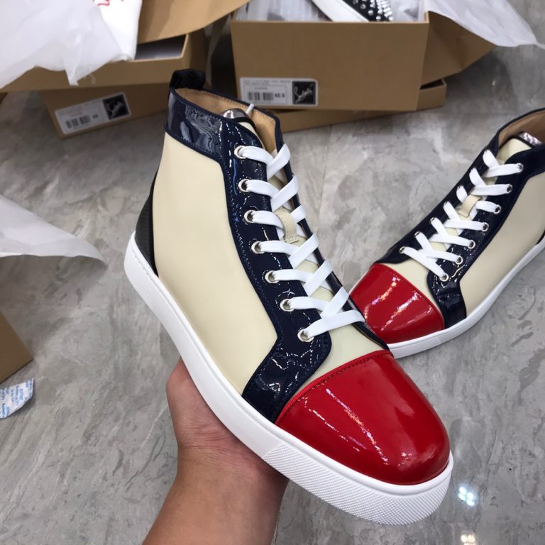 Première copie Christian Louboutin Shoes Red Cowhide Dupe Replica 13