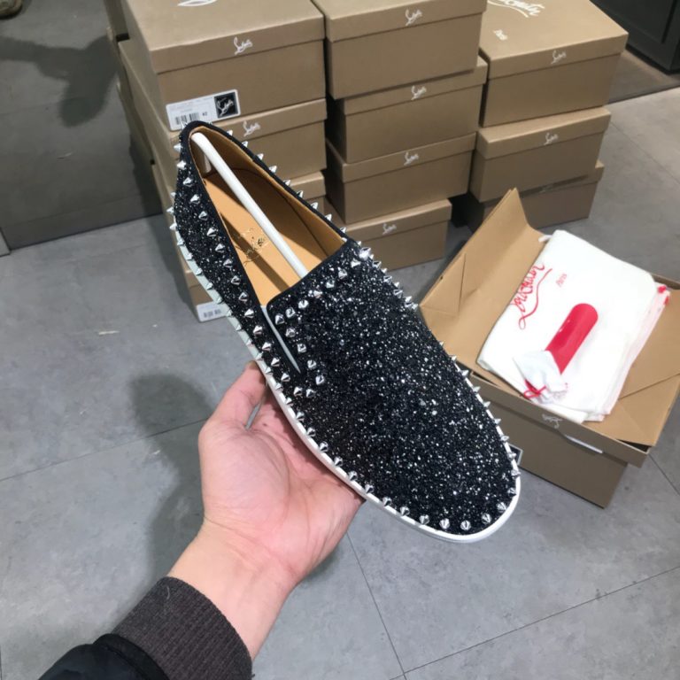 Première copie Christian Louboutin Shoes Red Cowhide Dupe Replica
