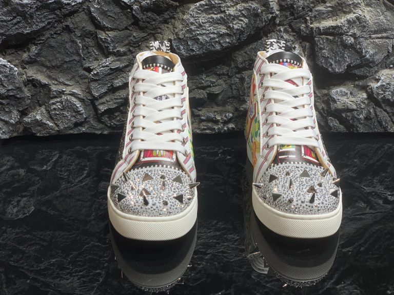 Erste Kopie Christian Louboutin Schuhe Rotes Rindsleder Fake Replik 16