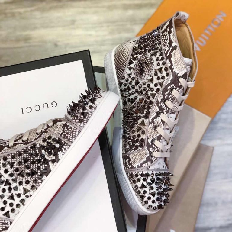 Erste Kopie Christian Louboutin Schuhe rot Rindsleder hohe Qualität Replik 12
