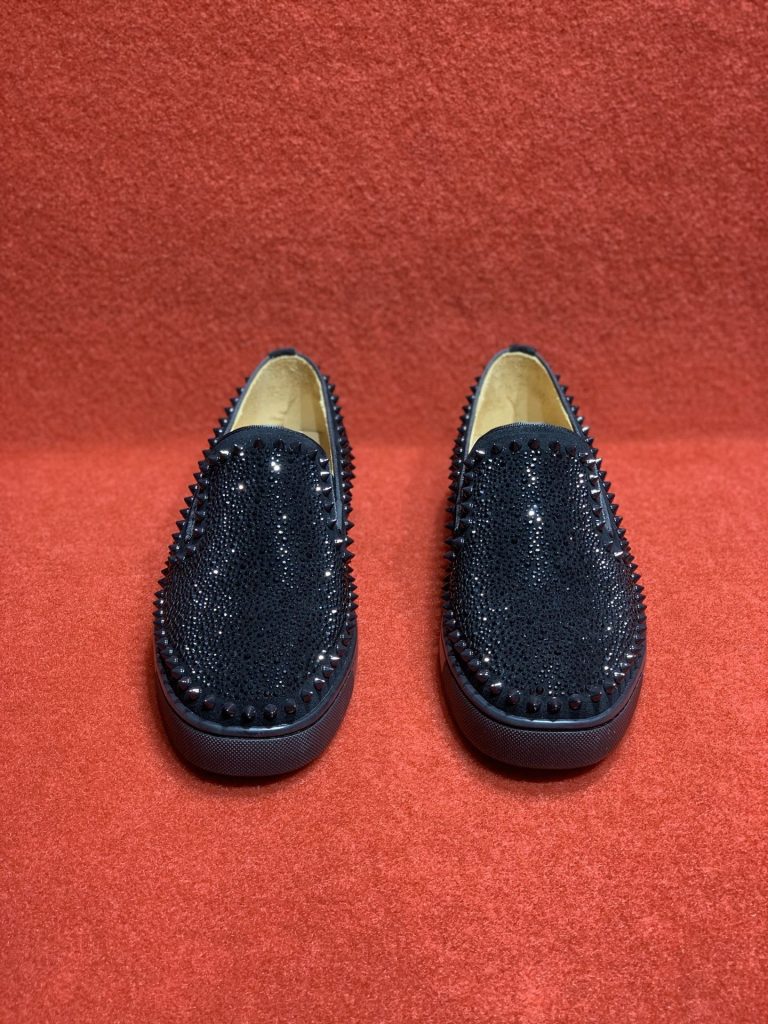 Primera Copia Christian Louboutin Zapatos de piel de vaca roja de alta calidad Réplica 2