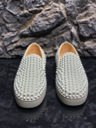 Erste Kopie Christian Louboutin Schuhe rot Rindsleder hohe Qualität Replik 5