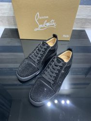 Erste Kopie Christian Louboutin Schuhe Rot Rindsleder Look Alike Replik 4