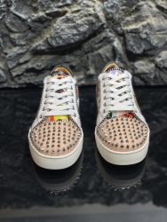 Erste Kopie Christian Louboutin Schuhe rot Rindsleder Luxus Replik 10