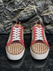 Première copie Christian Louboutin Shoes Red Cowhide Luxury Replica 9
