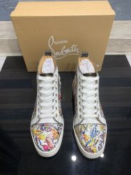 Erste Kopie Christian Louboutin Schuhe rot Rindsleder Replik Designer 11