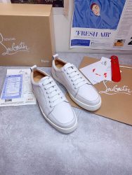 Première copie Christian Louboutin Shoes Red Cowhide Replica Designer 4