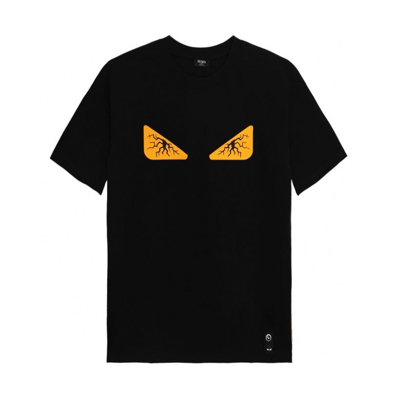First Copy Fendi Clothes Black Rubber Dupe Replica