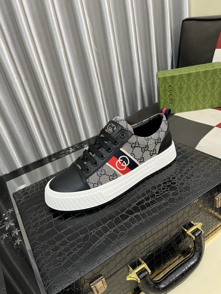 Gucci Shoes Cowhide Casual First Copy Fake Shoes Online
