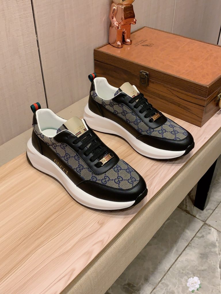 Gucci Shoes Cowhide Casual Look Alike Replica Designer Shoes