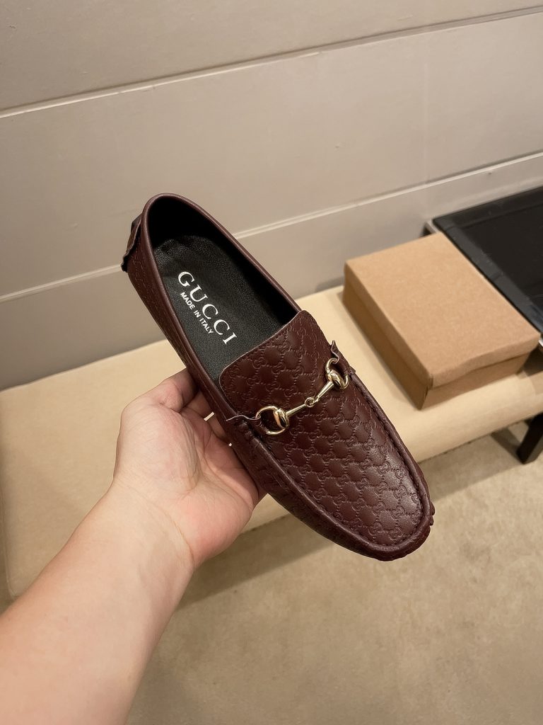 Gucci Shoes Cowhide Classic Luxury Fake Designer Shoes