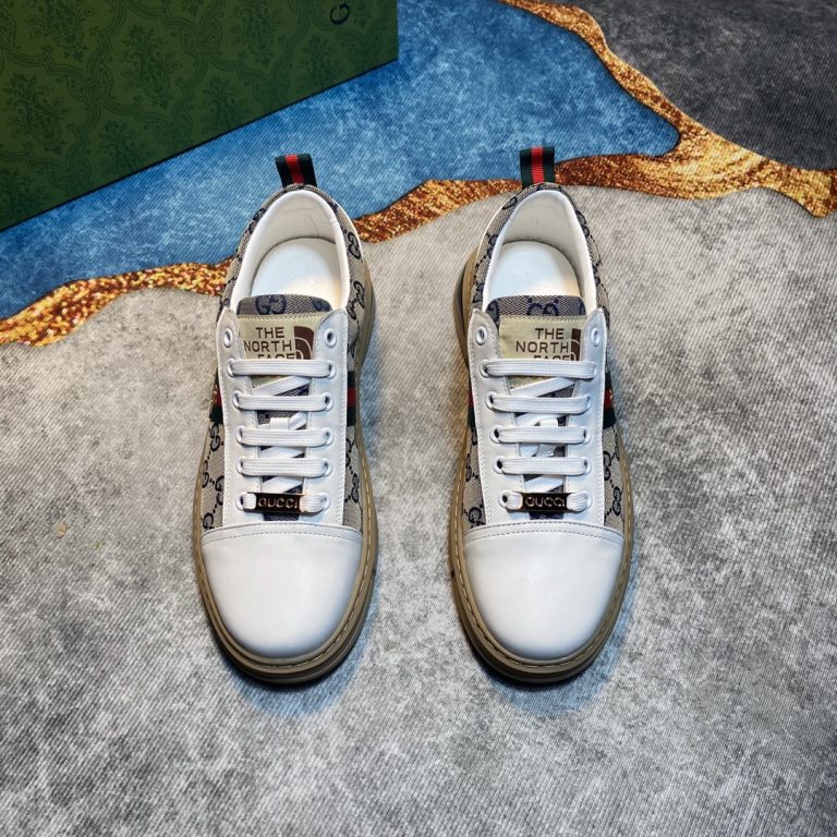 Gucci zapatos de cuero de vaca clásico de lujo falsos zapatos de fondo rojo