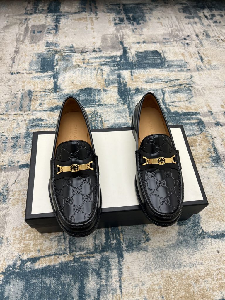 Gucci Schuhe Leder Classic 1:1 Beste Replik Schuhe