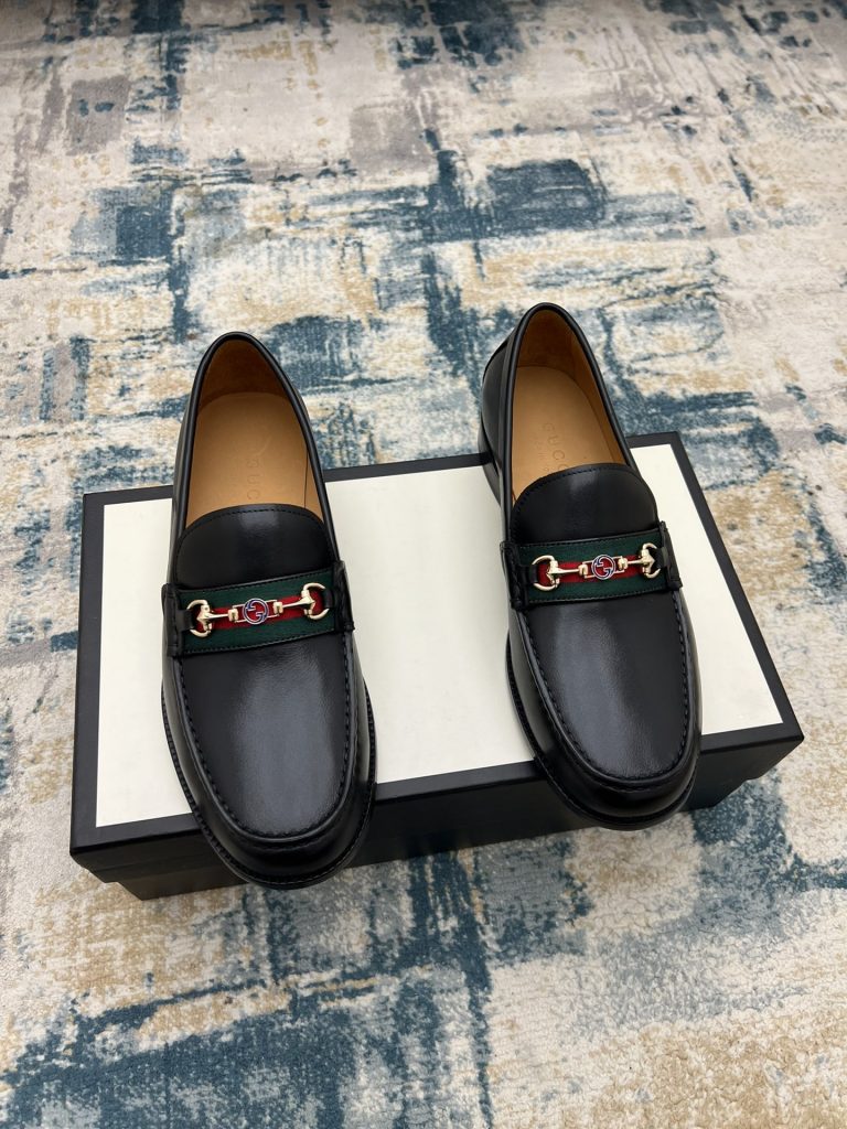 Gucci Schuhe Leder Classic 1:1 Fake Designer Schuhe Billig