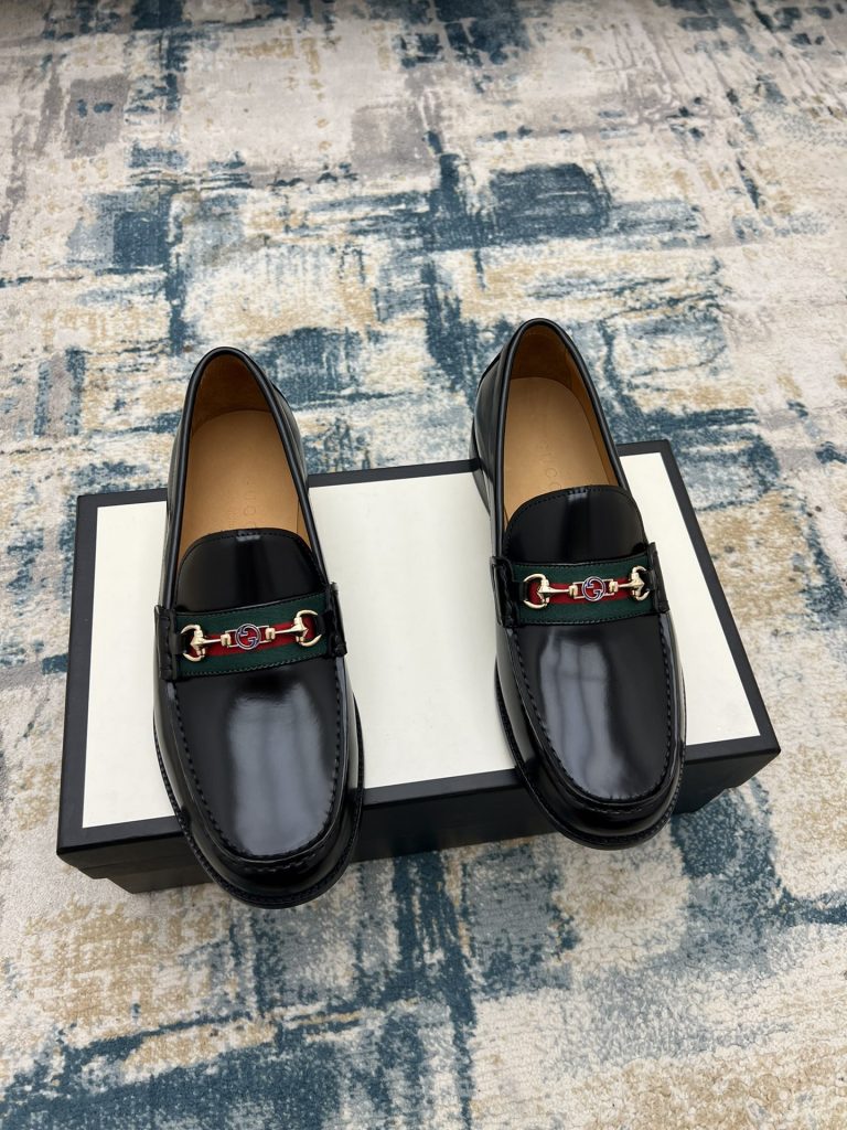 Gucci Schuhe Leder Classic 1:1 Fake Trainer