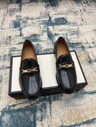 Gucci Shoes Leather Classic High Quality Fake Off White Shoes