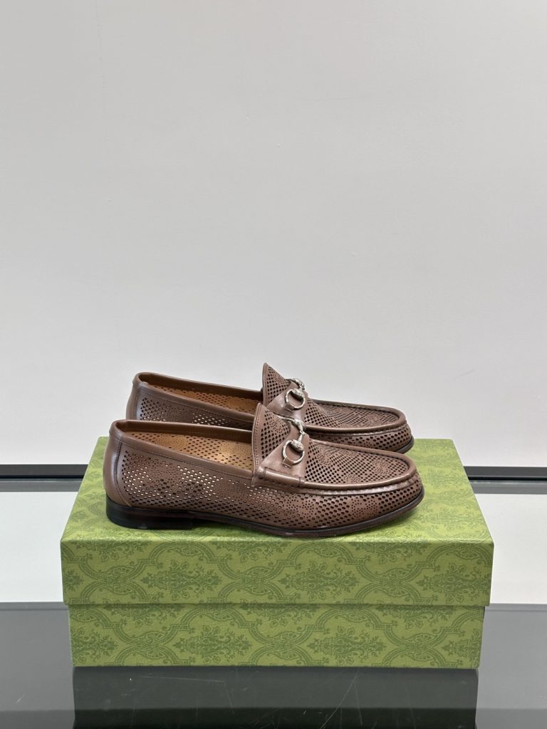 Gucci Schuhe Leder Classic Super Clone Beste Replik Schuhseiten