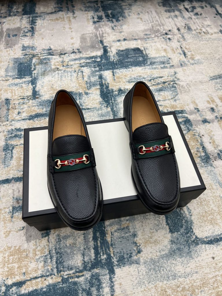Gucci Schuhe Leder Classic Super Clone Replica Sneaker Websites