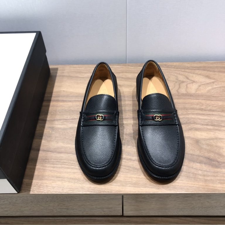 Gucci Shoes Leather Designer Fake Red Bottom Shoes