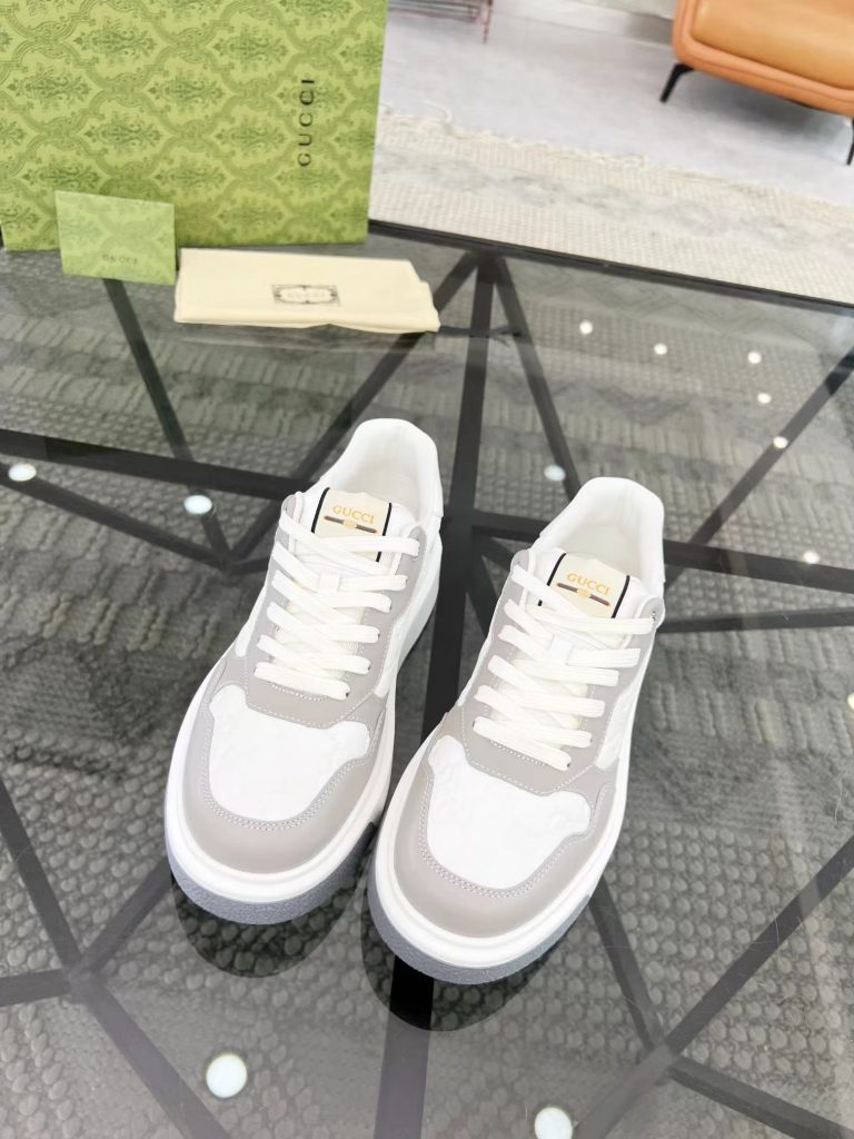 Gucci zapatos de piel de oveja de moda Dupe zapatillas falsas