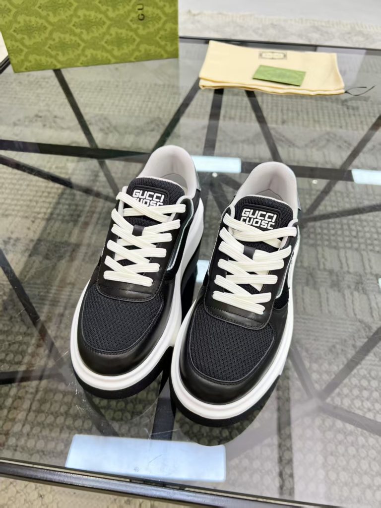 Gucci zapatos de piel de oveja de moda falsos zapatos falsos tienda