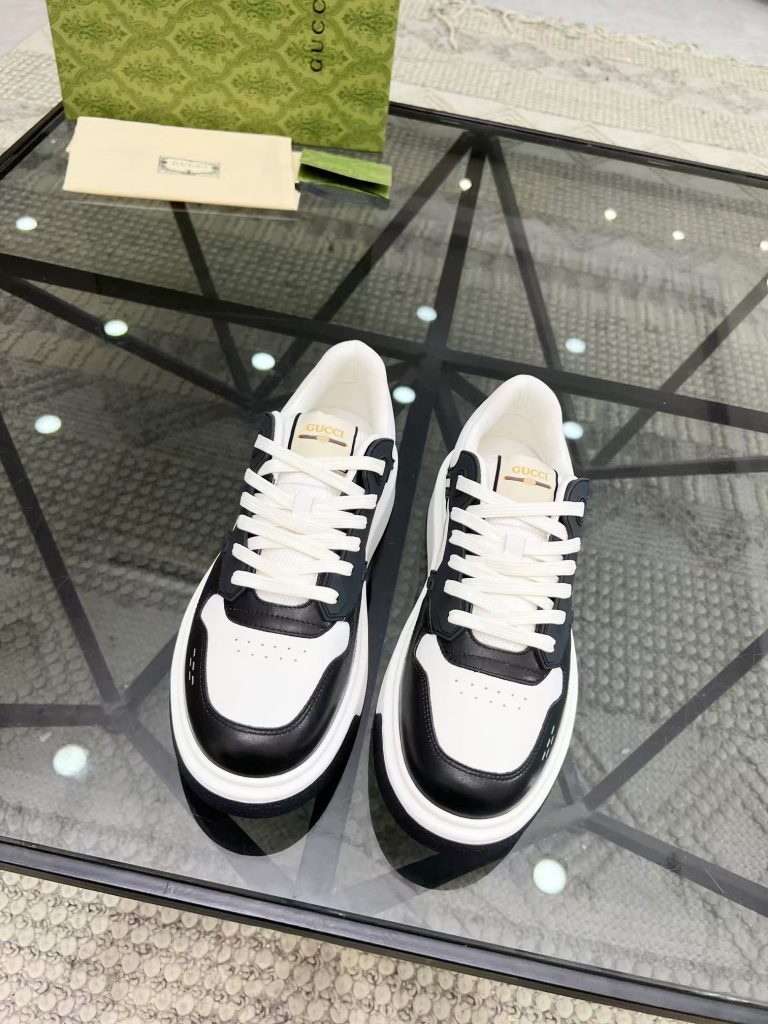 Gucci zapatos de piel de oveja de moda de alta calidad falsos zapatos de fondo rojo