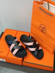 Hermes Shoes Cowhide Casual 1:1 Fake Red Bottom Shoes